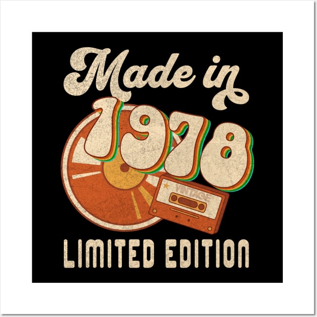 Made in 1978 Limited Edition Wall Art by Bellinna